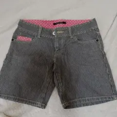 kissmark ストライプ柄 ショートパンツ Sサイズ