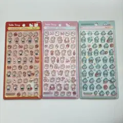 サンリオ ボンボンドロップシールmini キティ ハンギョドン