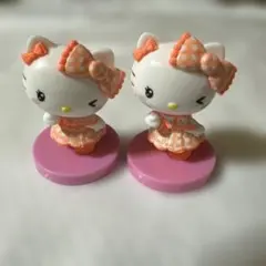 ハローキティコラボレーションチョコエッグフィギュア　2点セット