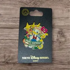 ディズニーリゾート ドナルド バースデー ピンバッジ　6.9