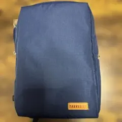 【新品同様】充電用USBケーブル搭載ビジネスリュック・ネイビー・軽量