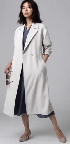 アンタイトル【洗える】ドロップテーラーコート