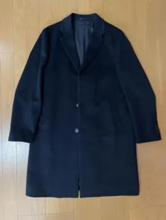 ユニクロ　ウールカシミヤ チェスターコート ネイビー 商品番号419982