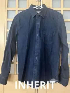INHERIT デニムシャツ　長袖　インヘリット