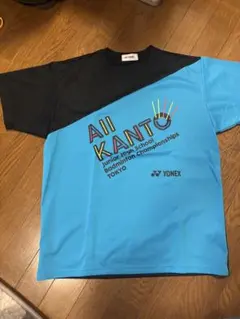 YONEX バドミントンシャツ 青/黒