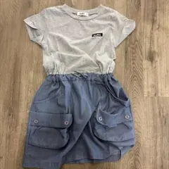 X-girl STAGES ドッキングワンピース 130
