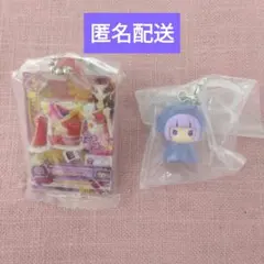 みやび　だれでもアクリルチャーム、スミレ　めじるしアクセサリー　2点セット