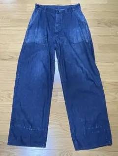 マーカウェア/ジャパン デニム トラウザーズ パンツ ベイカー us navy マーカウェア/ジャパン デニム トラウザーズ パンツ ベイカー us