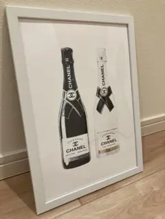 ばん様専用インテリア　アートポスター　A 4ブラックフレーム付き