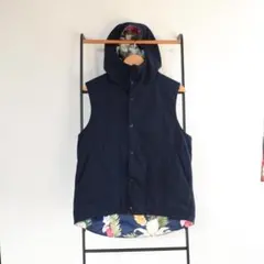 【カナダ製】EngineeredGarments プリマロフト フードベスト S