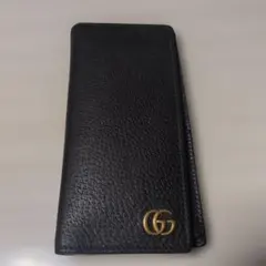 極美品　GUCCI グッチ　長財布　二つ折り　ブラック　S001 極美品 GUCCI グッチ 長財布 二つ折り ブラック S001 - メルカリ