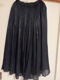 GU プリーツロングスカートBLACKのサムネイル