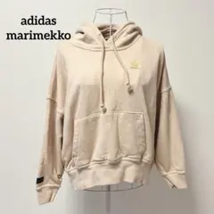 マリメッコ×adidas ライトピンク パーカー
