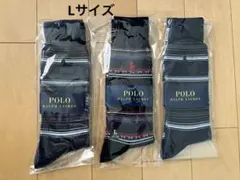 靴下　ソックス　紳士　メンズ　ポロラルフローレン　L　27〜29cm　日本製　①