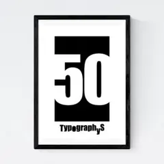 A4】TYPOGRAPHYS アートポスター（A4サイズ）#8475 - メルカリ