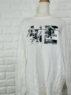 フーズフーギャラリー ロンT 長袖 Tシャツ グラフィック 白 F 綿のサムネイル