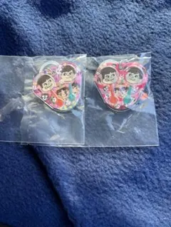 ペコちゃんお菓子のめじるしアクセサリー　２種セット