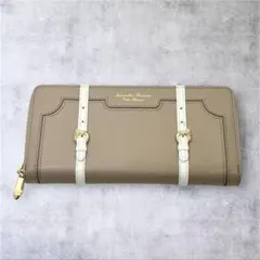 未使用級 サマンサタバサ プチチョイス 長財布 箱付 ラウンド ベージュ