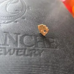 10K トランプデザイン ゴールドピアス