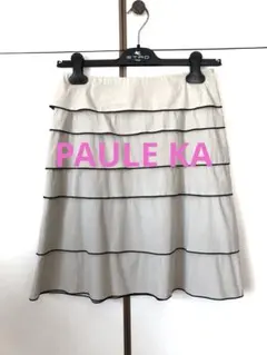 PAULE KAティアード フレアスカート ベージュのサムネイル