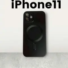 iPhone11　ソフトカバー　MagSafe対応　カメラ保護　ブラック　軽量のサムネイル