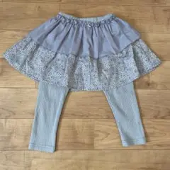 レースフリル付きスカートとレギンスセット