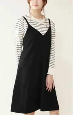 JILL by JILL STUART フレアキャミワンピース・ニットセット