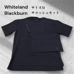 ⭐️ホワイトランドブラックバーン⭐️Tシャツ　サコッシュ　セットアイテム　黒　M
