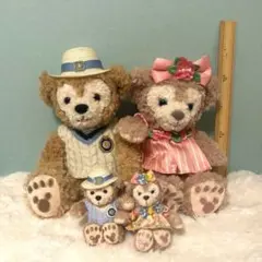 ダッフィー ぬいぐるみセット 4体