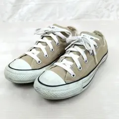 [多少傷有]コンバース オールスター ベージュ スニーカー23cm 1CL129