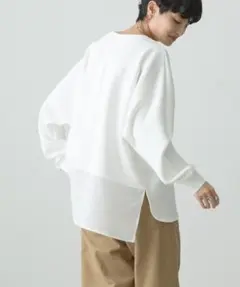 異素材 スウェット