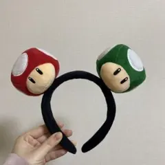 マリオ キノコ カチューシャ