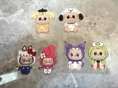 ラブブ　サンリオ　ビッグステッカー　キラキラシール