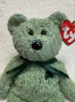 ty★Shamrock グリーン くま★ビーニーベイビーズ