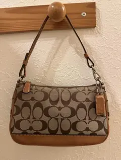 美品！COACH コーチ シグネチャー ワンショルダーバッグ 6094 コーチ COACH ワンショルダー 6094 マルチポーチ シグネチャー