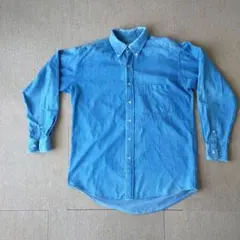 BEAMS デニムブルー 長袖シャツ Lサイズ