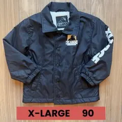 XLARGE LITTLE ONE キッズ コーチジャケット ブラック