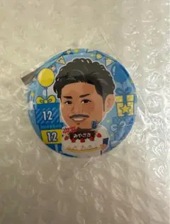 横浜DeNAベイスターズ　まぜがちゃ　バースデーver. 宮崎敏郎選手　缶バッジ