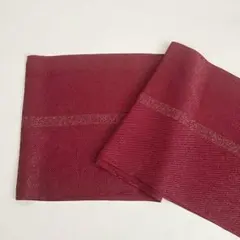 衿秀　正絹　帯揚げ　風通　茜色　日本製