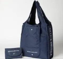 DEAN & DELUCA エコバッグ　ショッピングバッグ ネイビー