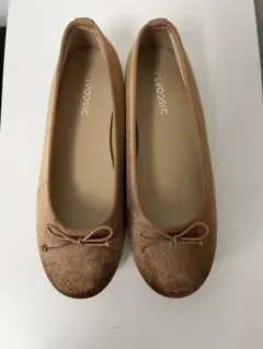 DISCOAT ブラウンバレエシューズ
