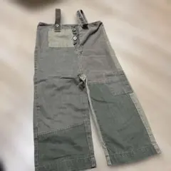 カーキ オーバーオール 120