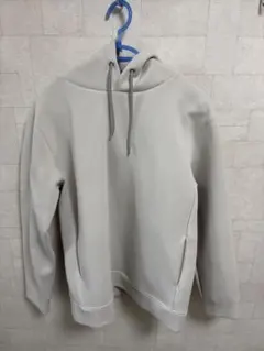 SHIPS フード付きライトグレーパーカー S