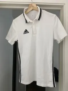 adidas climalite ホワイト ポロシャツ