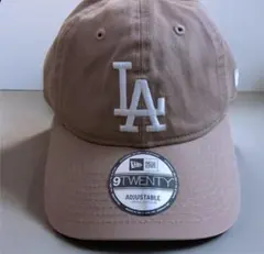 【新品】NEW ERA「9TWENTY」キャップ　ベージュ