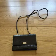 新品未使用　ケイトスペード　ウォレット　ブラック　エナメルのサムネイル