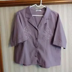 ウィゴー　刺繍　シャツ　F