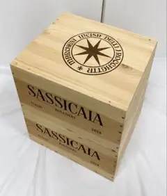サッシカイアSASSICAIA ワイン木箱(蓋&枠あり)3個セット - メルカリ