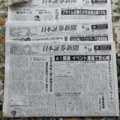 日本証券新聞 2025年8月27日-29日