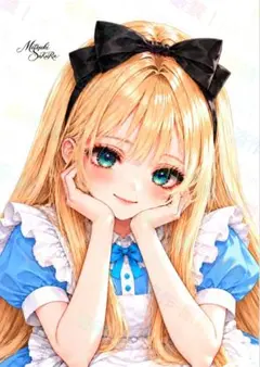 オリジナル 人物ステッカー 「アリス・イン・ワンダーランド」各3枚計12枚セット